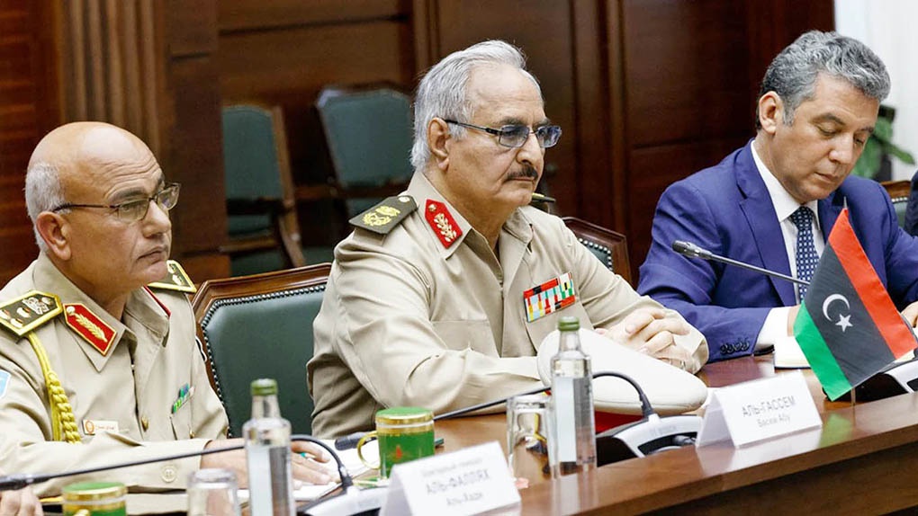 Командующий Ливийской национальной армией Халифа Хафтар.