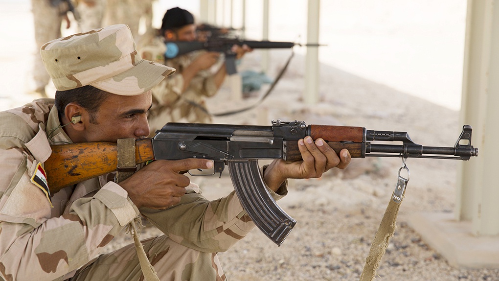 На стрельбище иракских войск.
