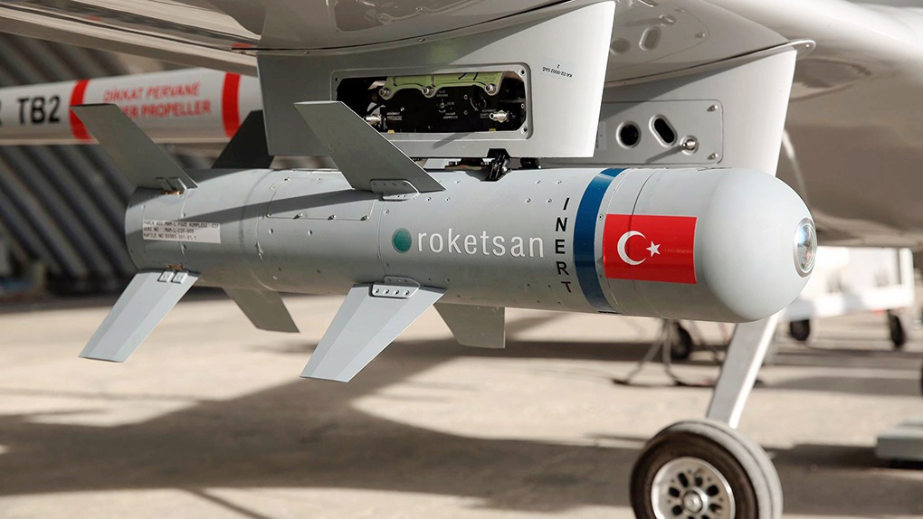 Лёгкий управляемый боеприпас MAM-L турецкой компании Roketsan.