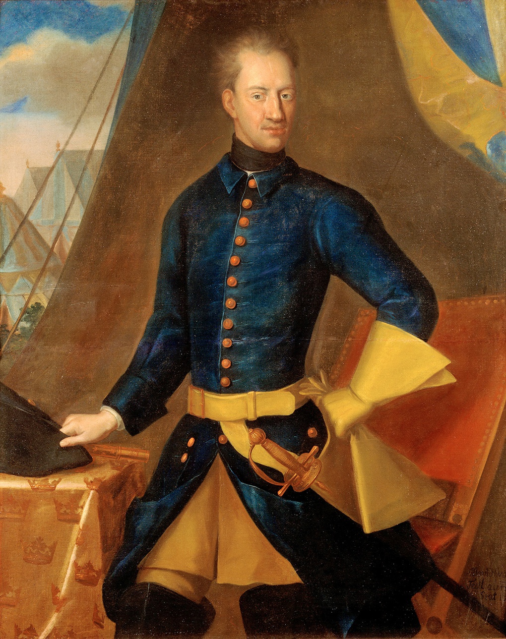 Карл XII портрет 1706 года.