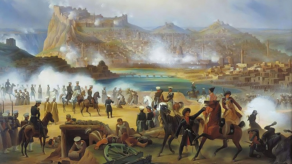 Штурм крепости Карс 23 июня 1828 года.