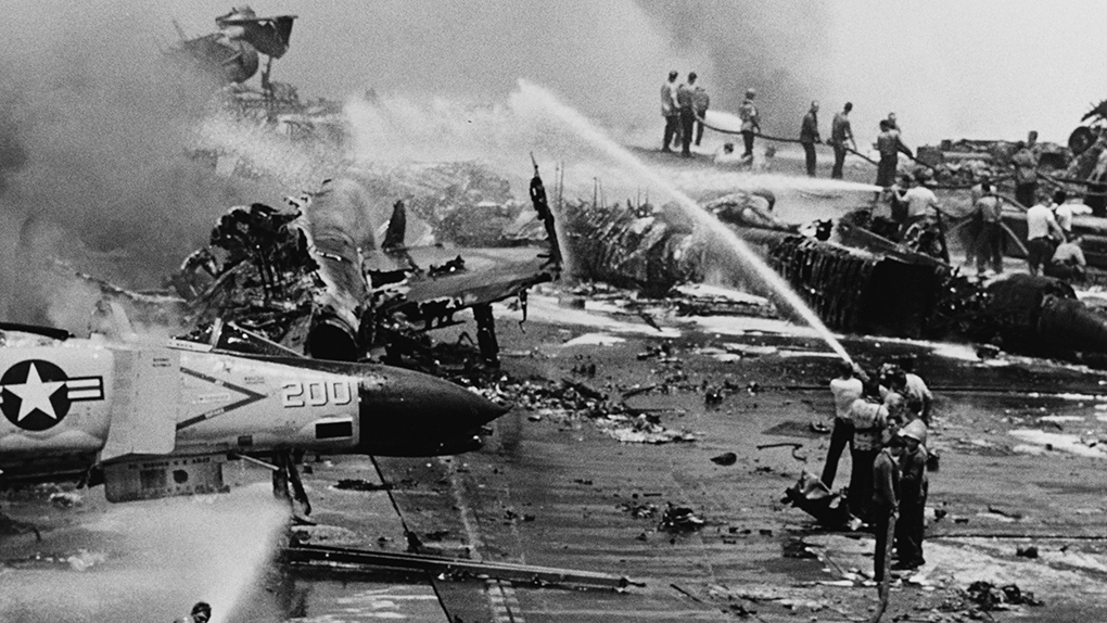 Пожар на авианосце «Форрестол» (1967).