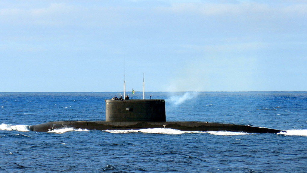 Российская дизельная подводная лодка.
