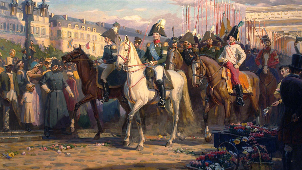 Торжественный въезд Александра I в Париж.