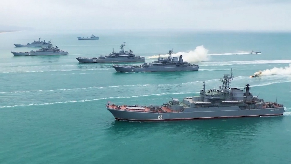 Отряд больших десантных кораблей ВМФ России.