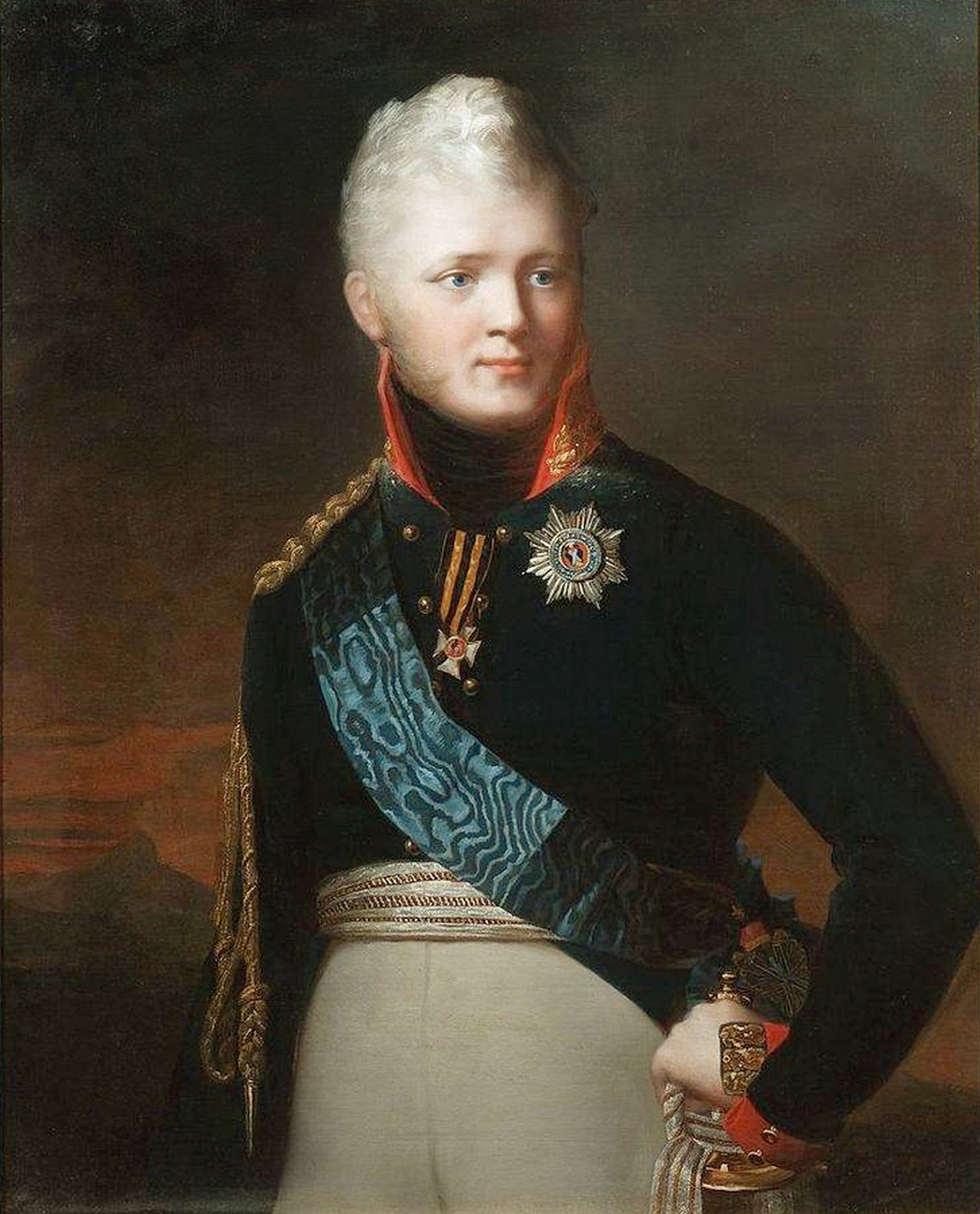 Александр I (портрет Жан-Лорана Монье).