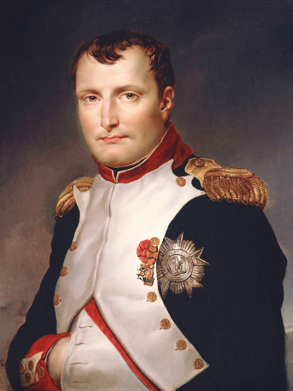 Наполеон Бонапарт (портрет Жака Луи Давида).