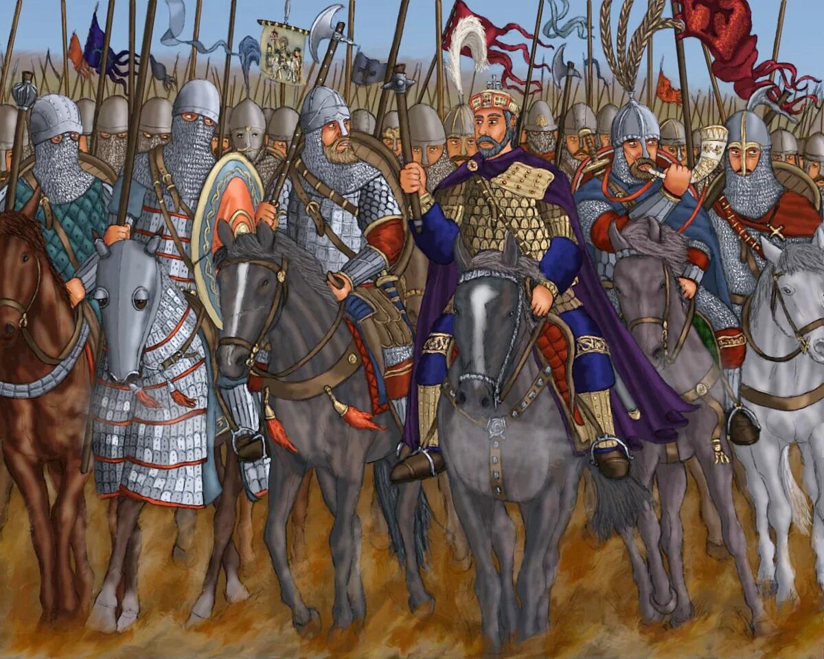 Византийская тяжёлая кавалерия.