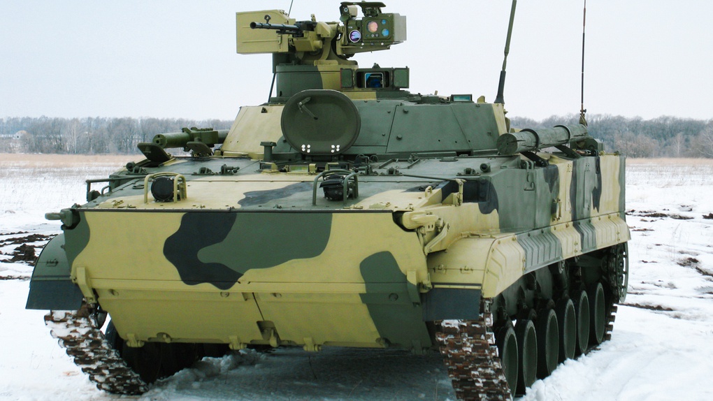 Один из элементов «Завета» - командно-наблюдательная машина (КНМ) командира противотанкового дивизиона.
