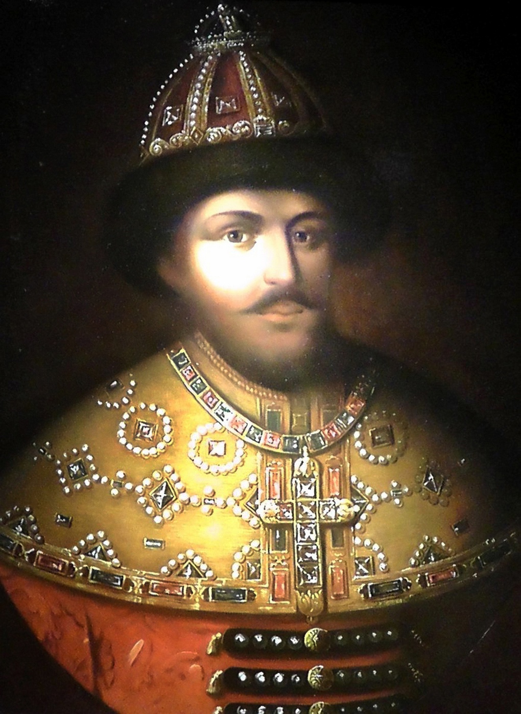 Царь Алексей Михайлович (копия с парсуны, XVII век).