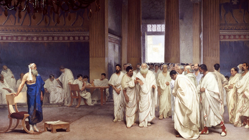 Прибытие Аппия Клавдия в сенат Рима (картина Чезаре Маккари).