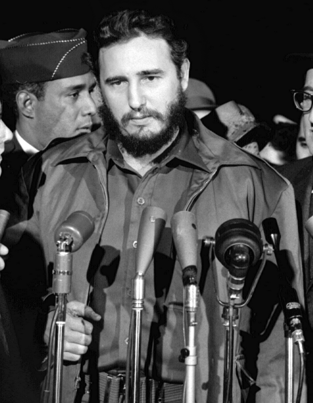 Фидель Кастро в Вашингтоне в 1959 г.