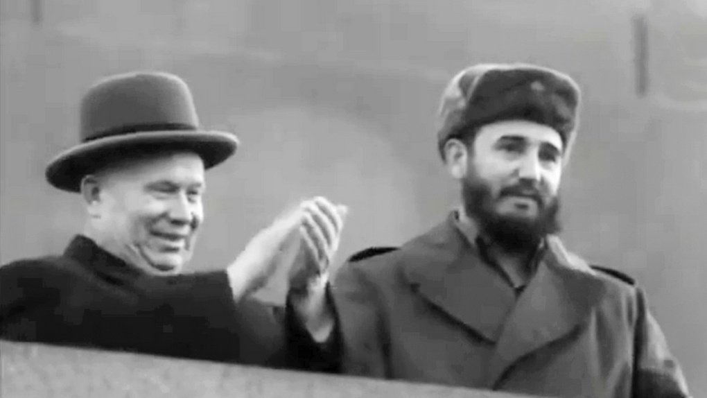 Фидель Кастро и Никита Хрущёв.