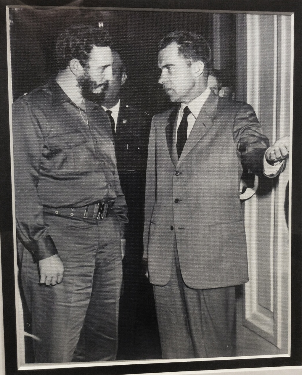 Фидель Кастро и Ричард Никсон.