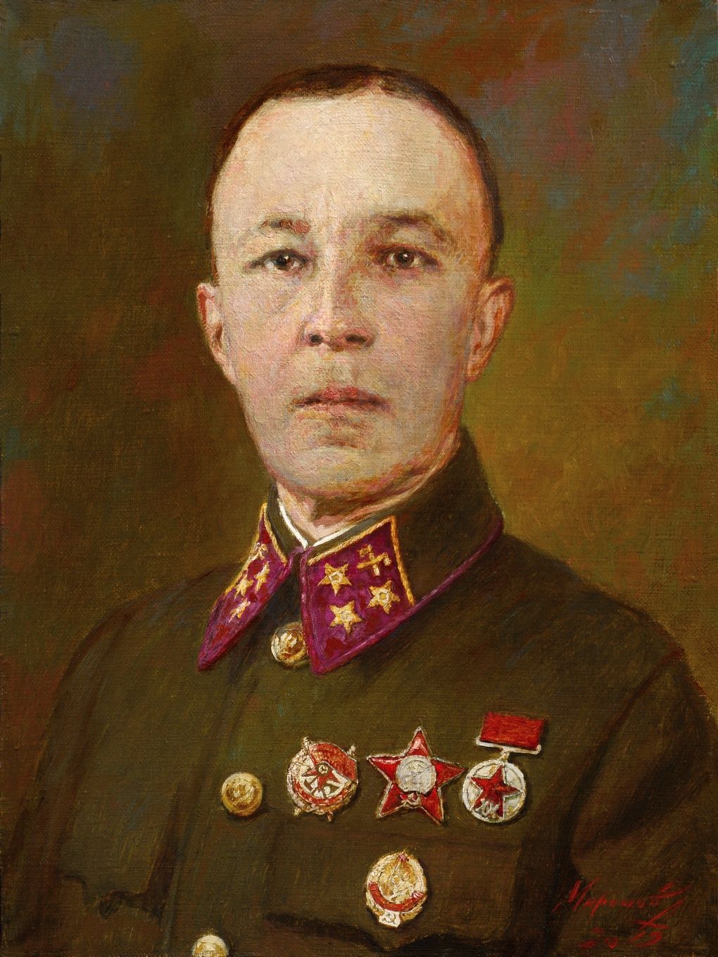 Д.М. Карбышев (портрет А. Н. Миронова).