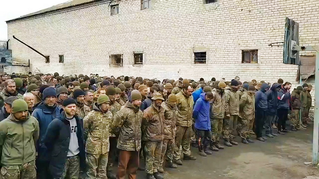 Украинские военнопленные.