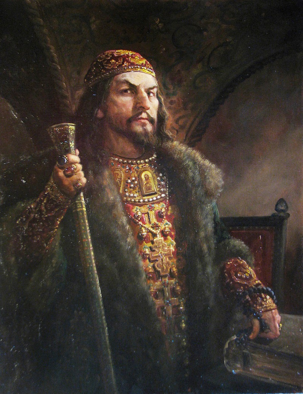 Иоанн IV Грозный в молодости (картина Андрея Шишкина).