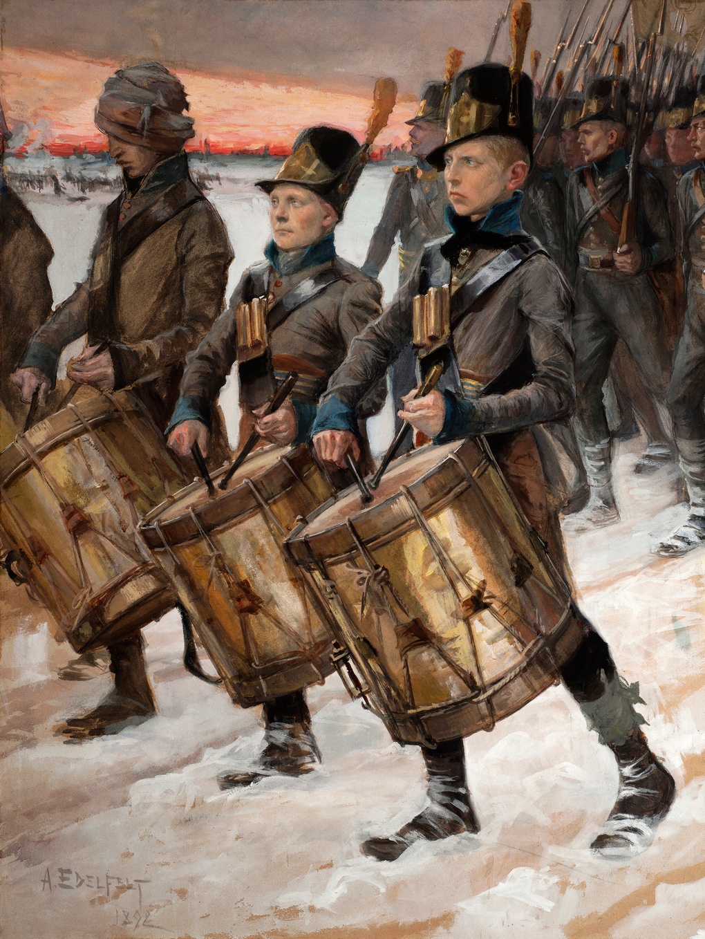 Финские солдаты в войне 1808-1809.