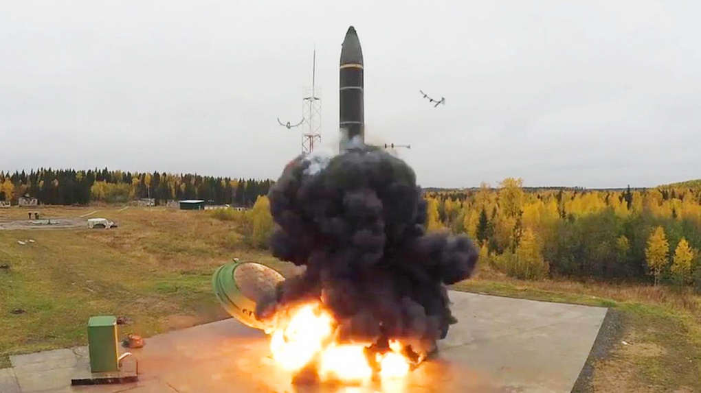Запуск ракеты «Тополь-М».