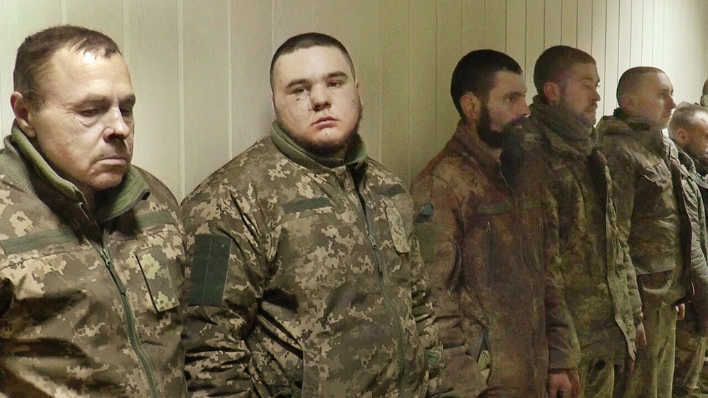 Украинские пленные.