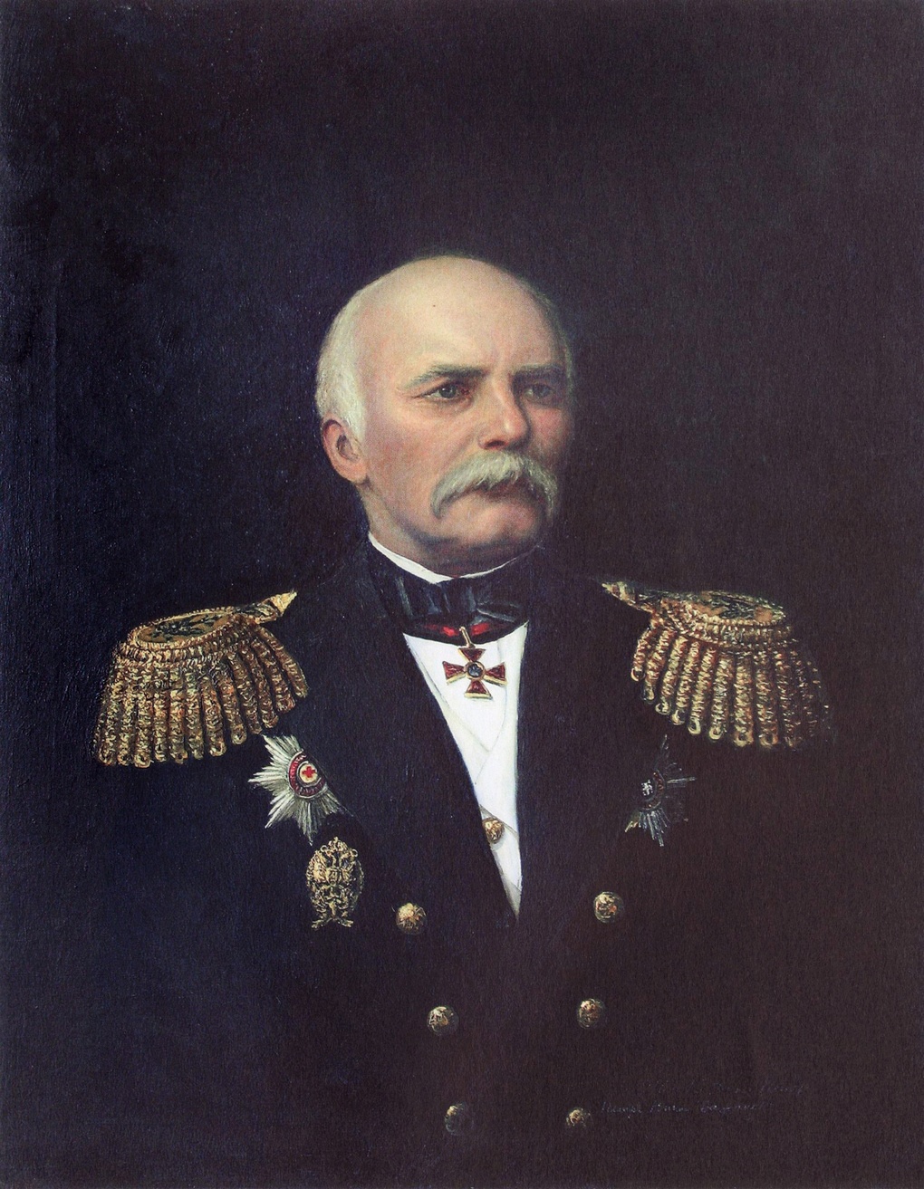 Адмирал Геннадий Невельской (портрет Петра Бажанова)