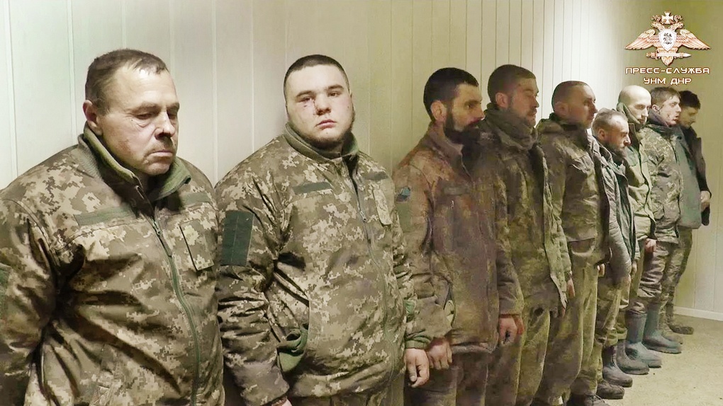 Украинские пленные.