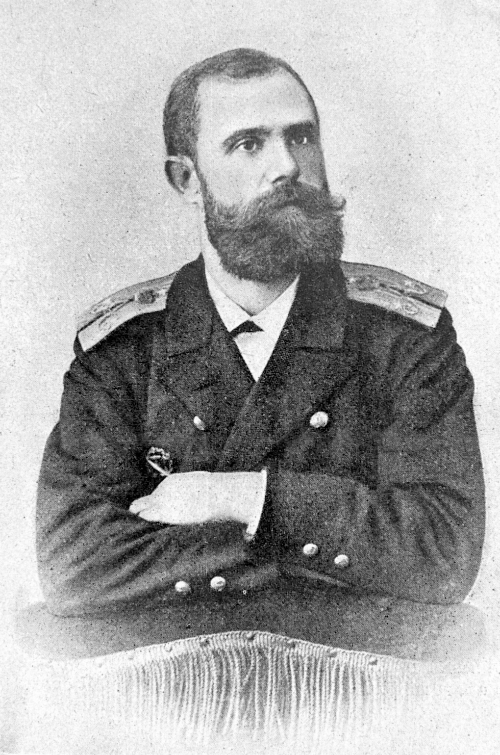 Лейтенант Александр Семёнович Сергеев (портрет неизвестного автора).