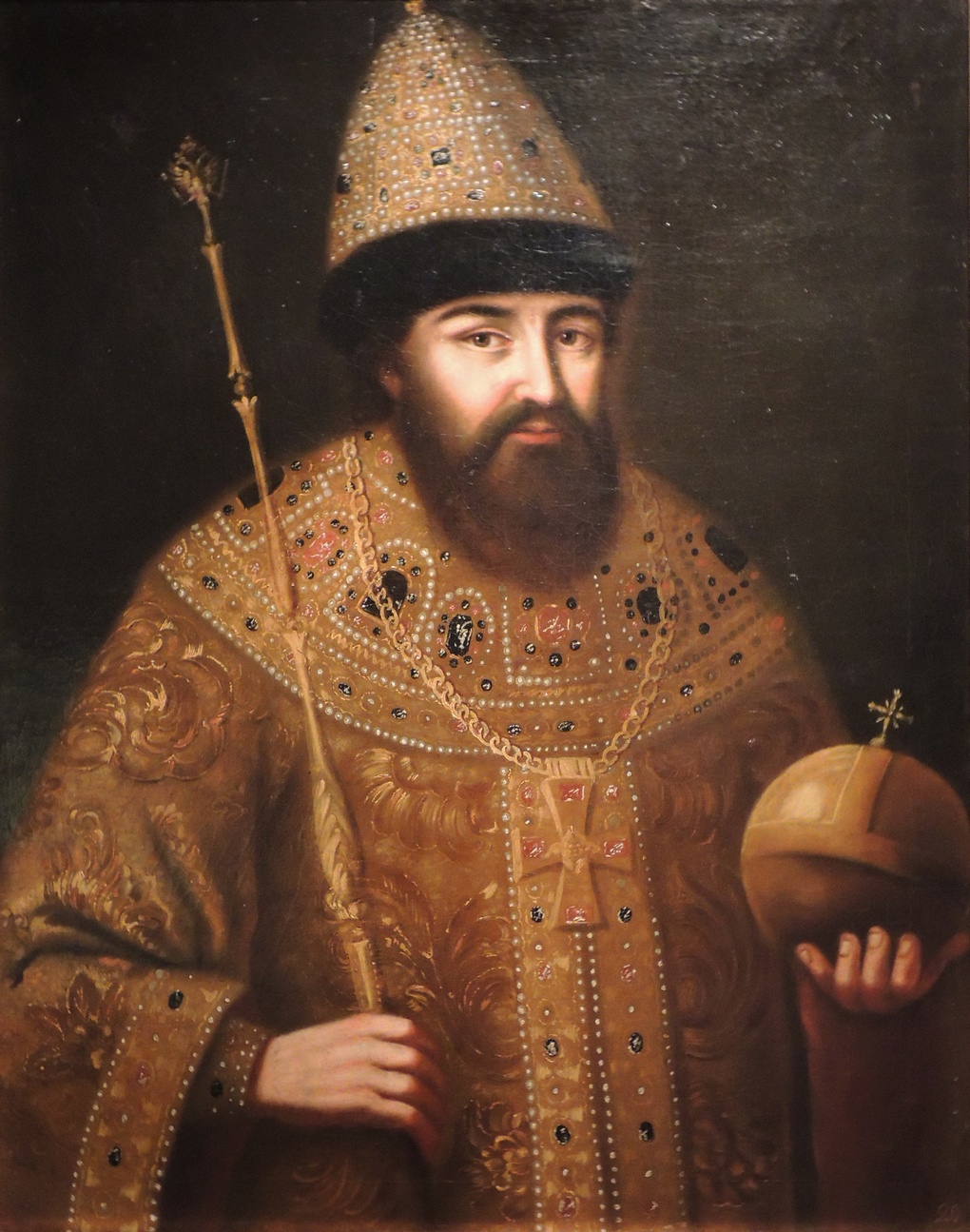Царь Алексей Михайлович (портрет неизвестного художника).