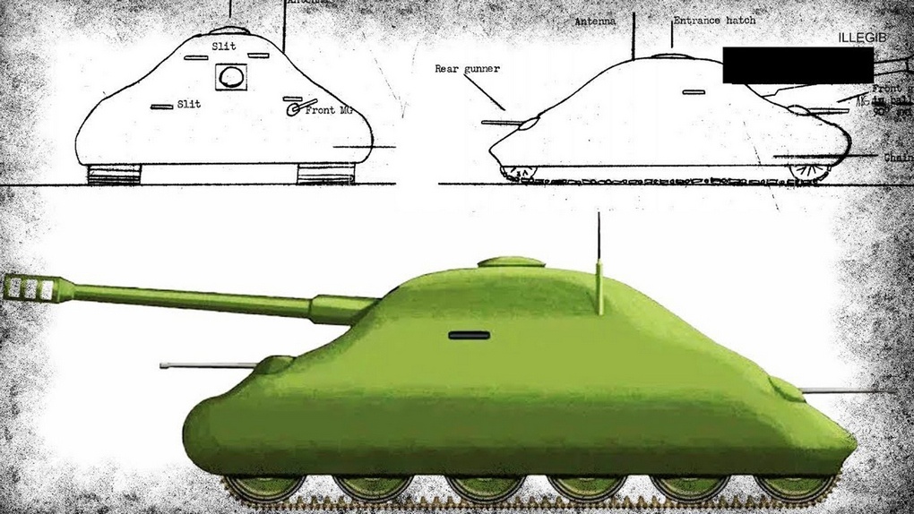 Секретный танк СССР «Черепаха», который придумали американцы и сами в него поверили.