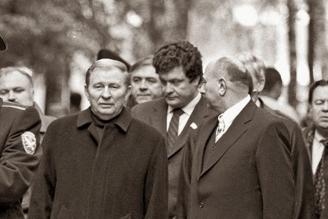 Петр Порошенко с Леонидом Кучмой.