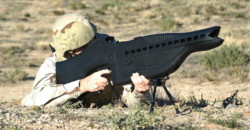 PHASR (Personnel halting and stimulation response rifle) - винтовка для дезориентации и временного ослепления противника.