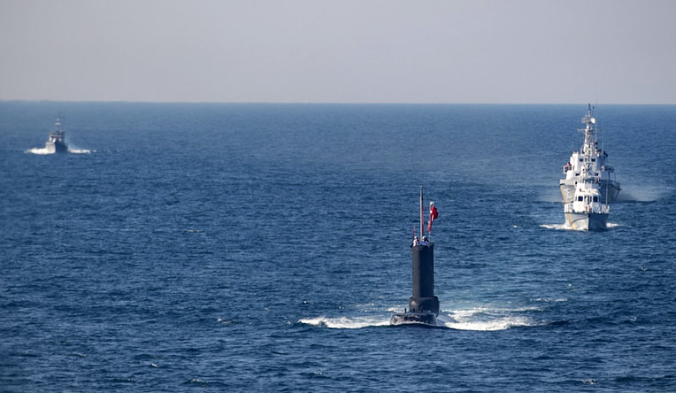 Турецкие фрегат «Явуз» и подводная лодка «Йылдырым» не стали участвовать в пеннтагон-шоу и сразу вернулись домой.