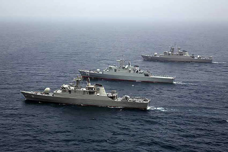 Военно-морские учения иранских ВМС.