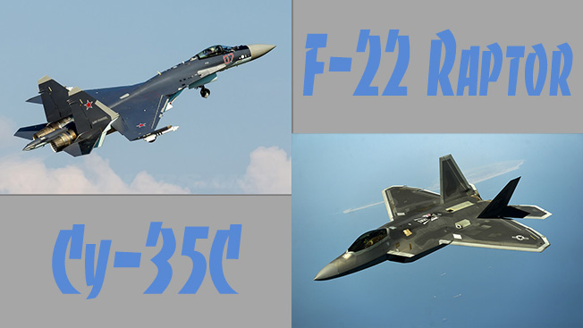 Су-35С против F-22 Raptor: русские обходят на крутых виражах Су-35С против F-22 Raptor: русские обходят на крутых виражах
