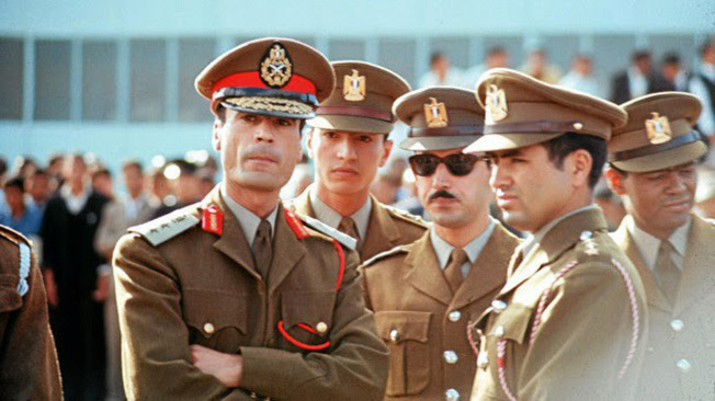 Каддафи и «Свободные офицеры юнионисты-социалисты».