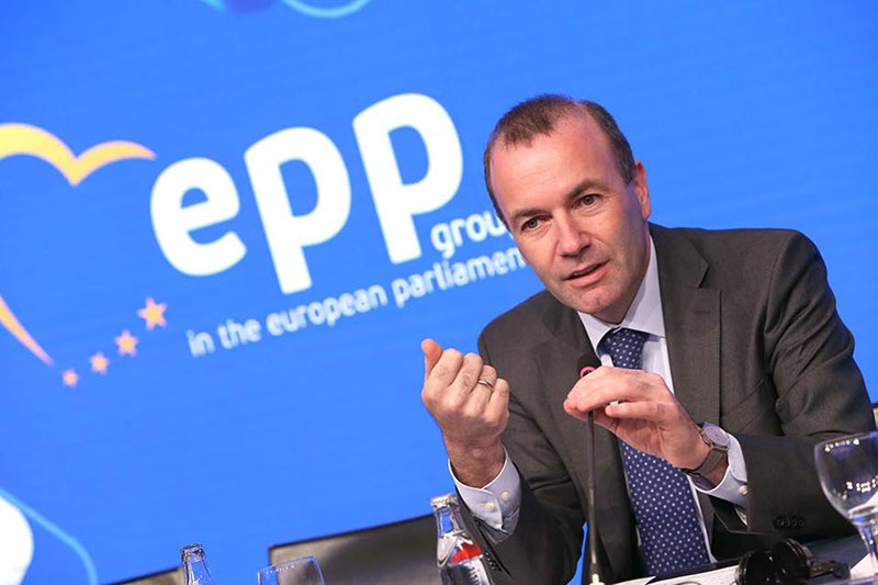 Манфред Вебер - лидер Европейской народной партии (ЕНП).