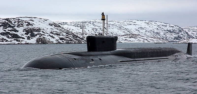 Атомный подводный крейсер класса «Борей».