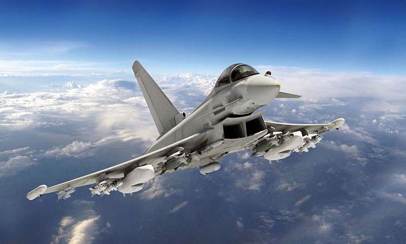 Истребитель Eurofighter Typhoon.