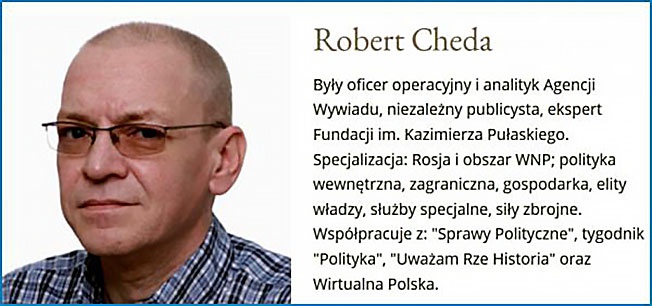 Роберт Хеда, бывший аналитик польского Агентства разведки бросает слова на ветер.