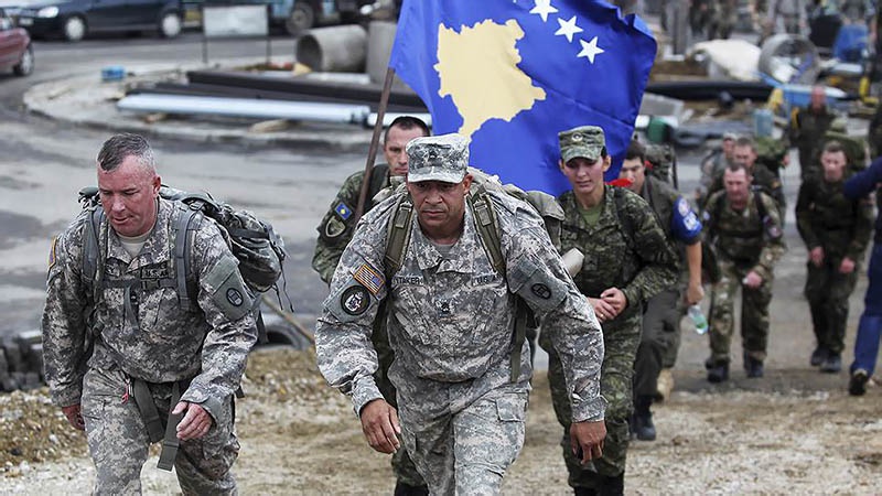 Армия США и Армия освобождения Косово действовали в одних боевых порядках..