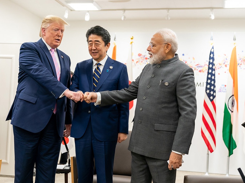 Трехсторонняя встреча США-Япония-Индия.