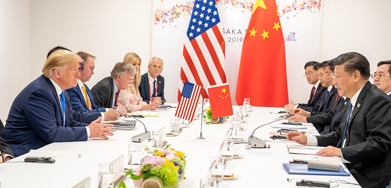 Переговоры американской и китайской делегаций на саммите G20.