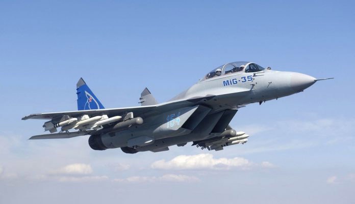 МиГ-35 с комплексами РВВ-СД и РВВ-МД.