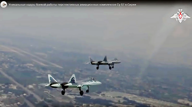 Су-57 в Сирии.