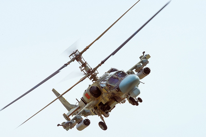 Боевой вертолет Ми-28 НМ на форуме «Армия-2019».
