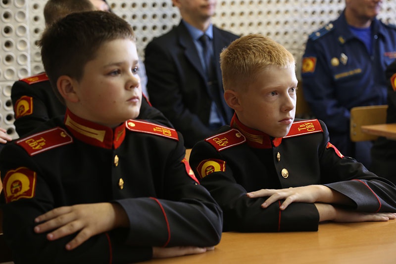 Самые юные воспитанники Тверского СВУ.