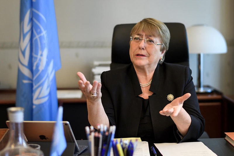 Верховный комиссар ООН по правам человека Мишель Бачелет.