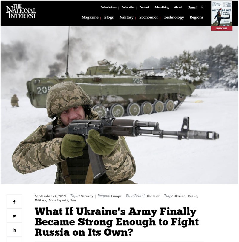 Статья в американском издании The National Interest.