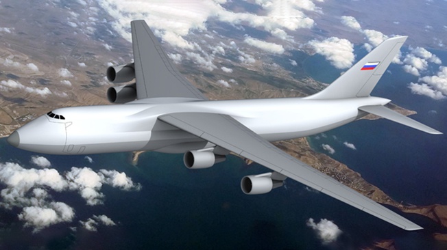 Россия представила аэродинамическую модель самого большого самолёта в мире