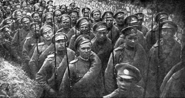 Солдаты Первой Мировой.